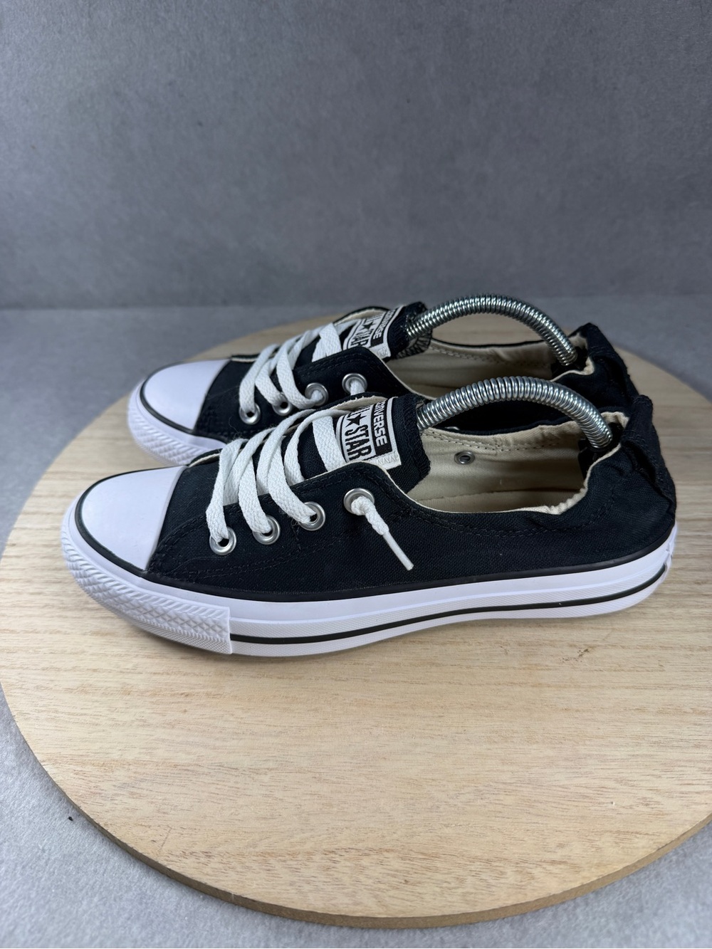 Converse Chuck Taylor All Star Shoreline Slip Women’s 7 Black White - Picture 3 of 8